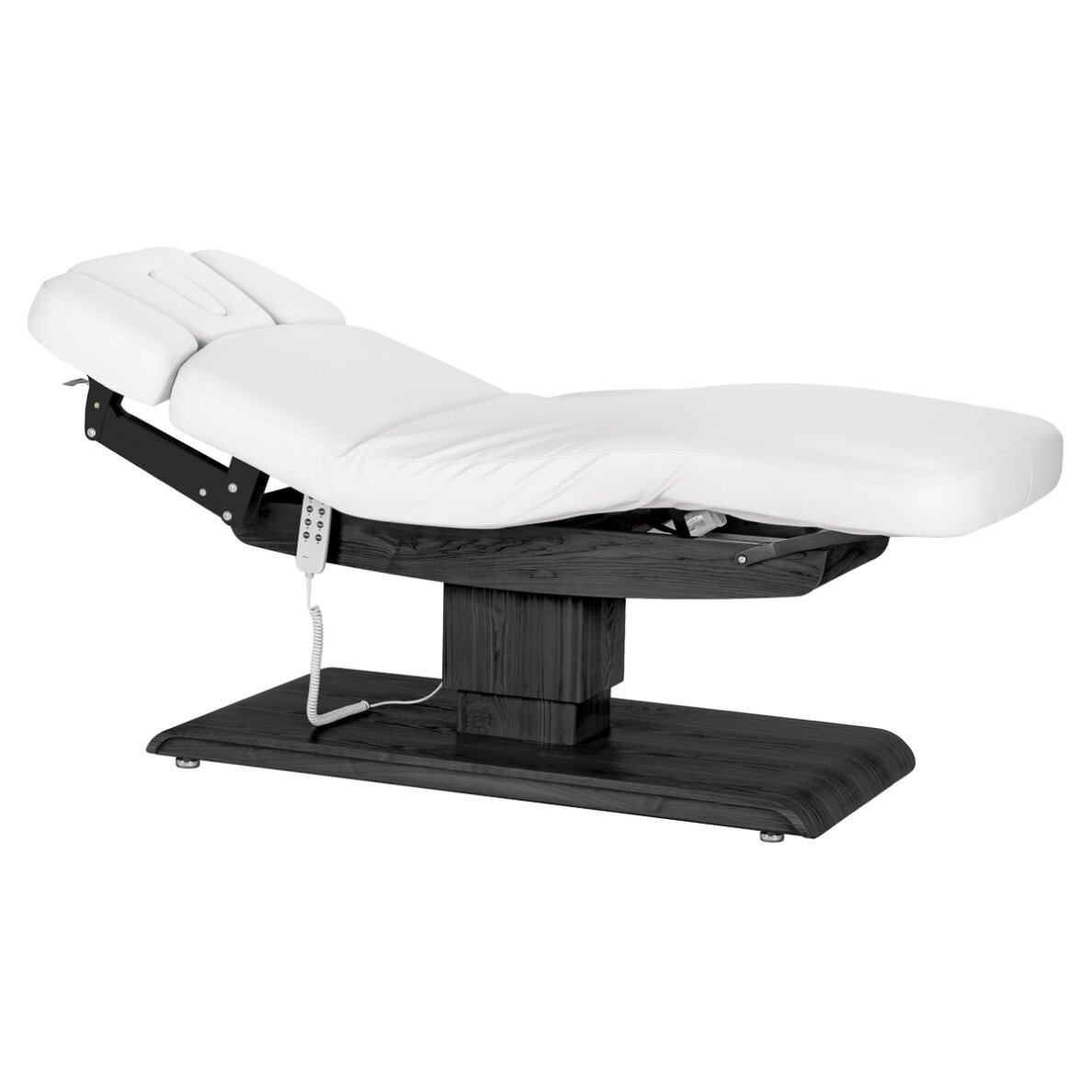 Professional electric massage and SPA bed SILLON RELAX, white with black base