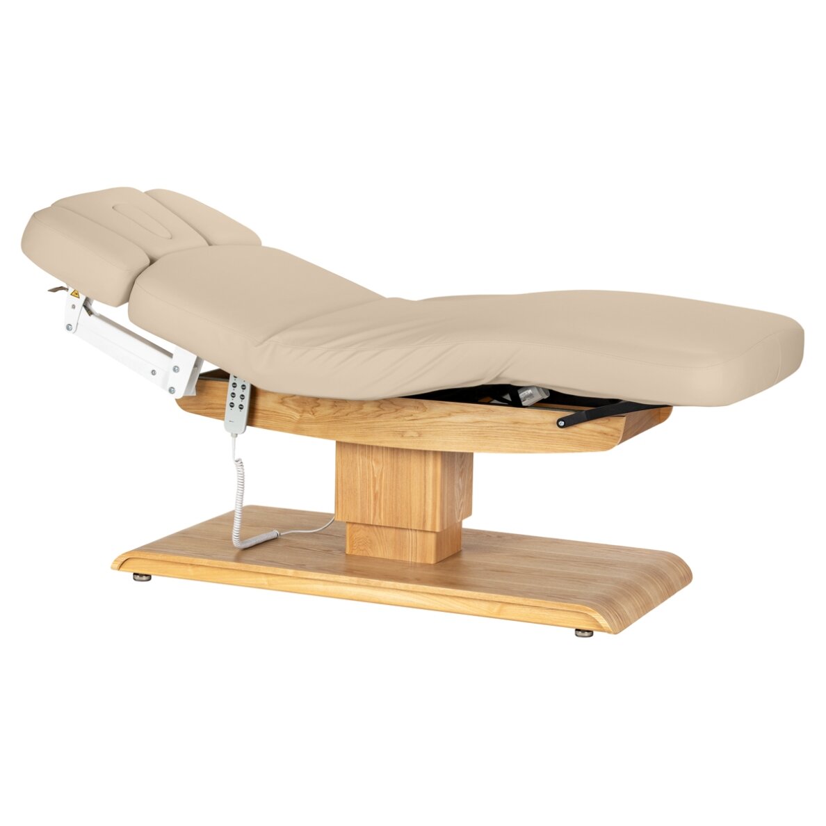 Professional electric massage and SPA bed SILLON RELAX, beige with light base