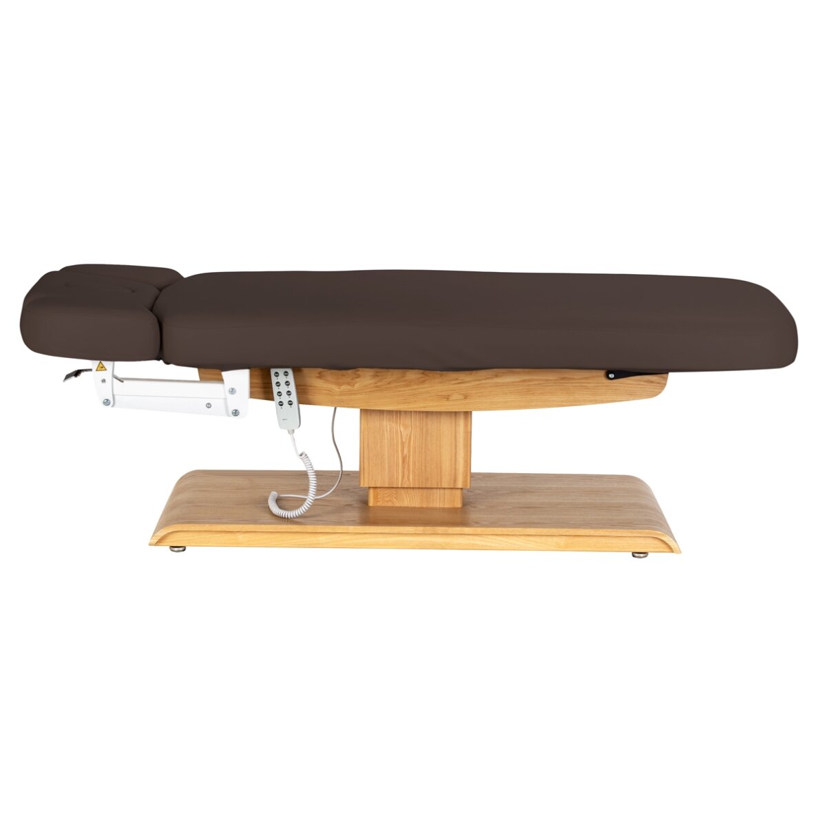 Professional electric massage and SPA bed SILLON RELAX, brown with light base 4 Professional electric massage and SPA bed SILLON RELAX, brown with light base 4