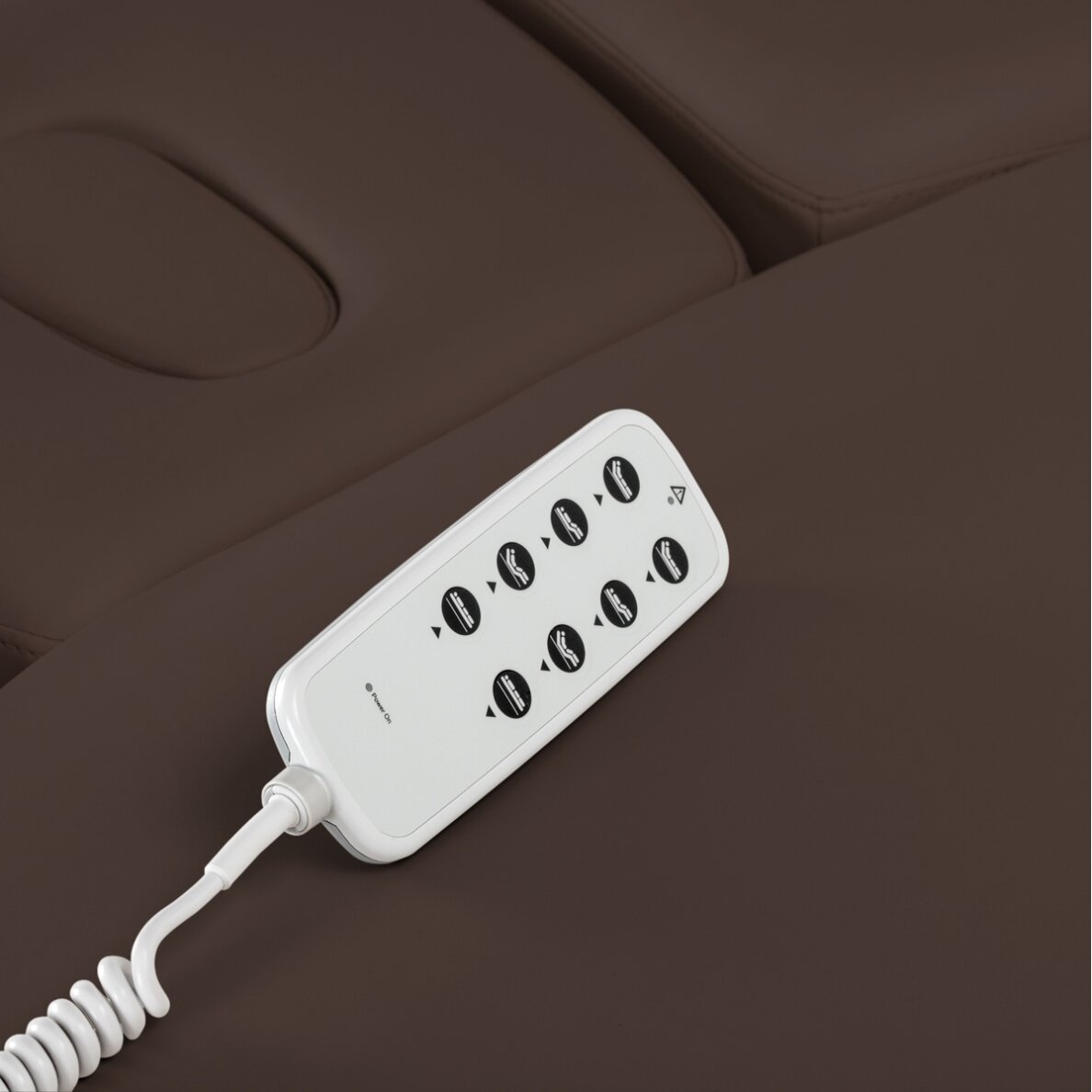 Professional electric massage and SPA bed SILLON RELAX, brown with light base 16