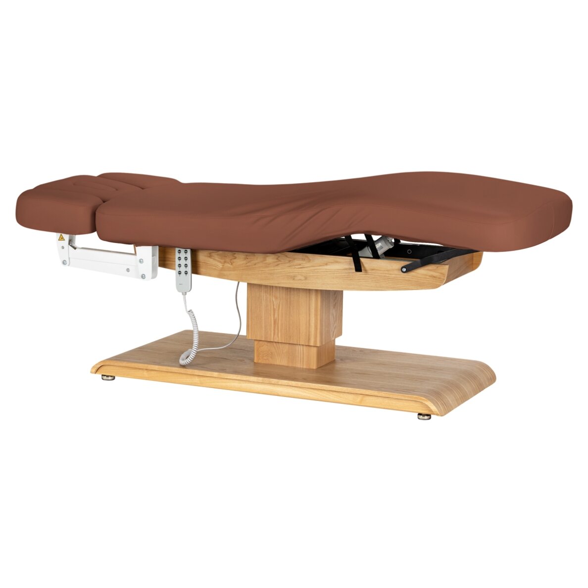 Professional electric massage and SPA bed SILLON RELAX, brown with light base 2 Professional electric massage and SPA bed SILLON RELAX, brown with light base 2