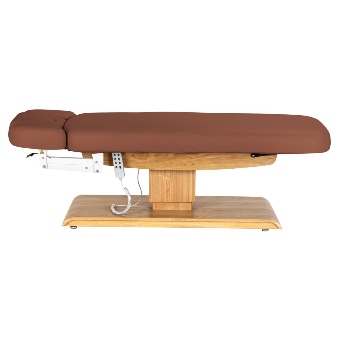 Professional electric massage and SPA bed SILLON RELAX, brown with light base 4