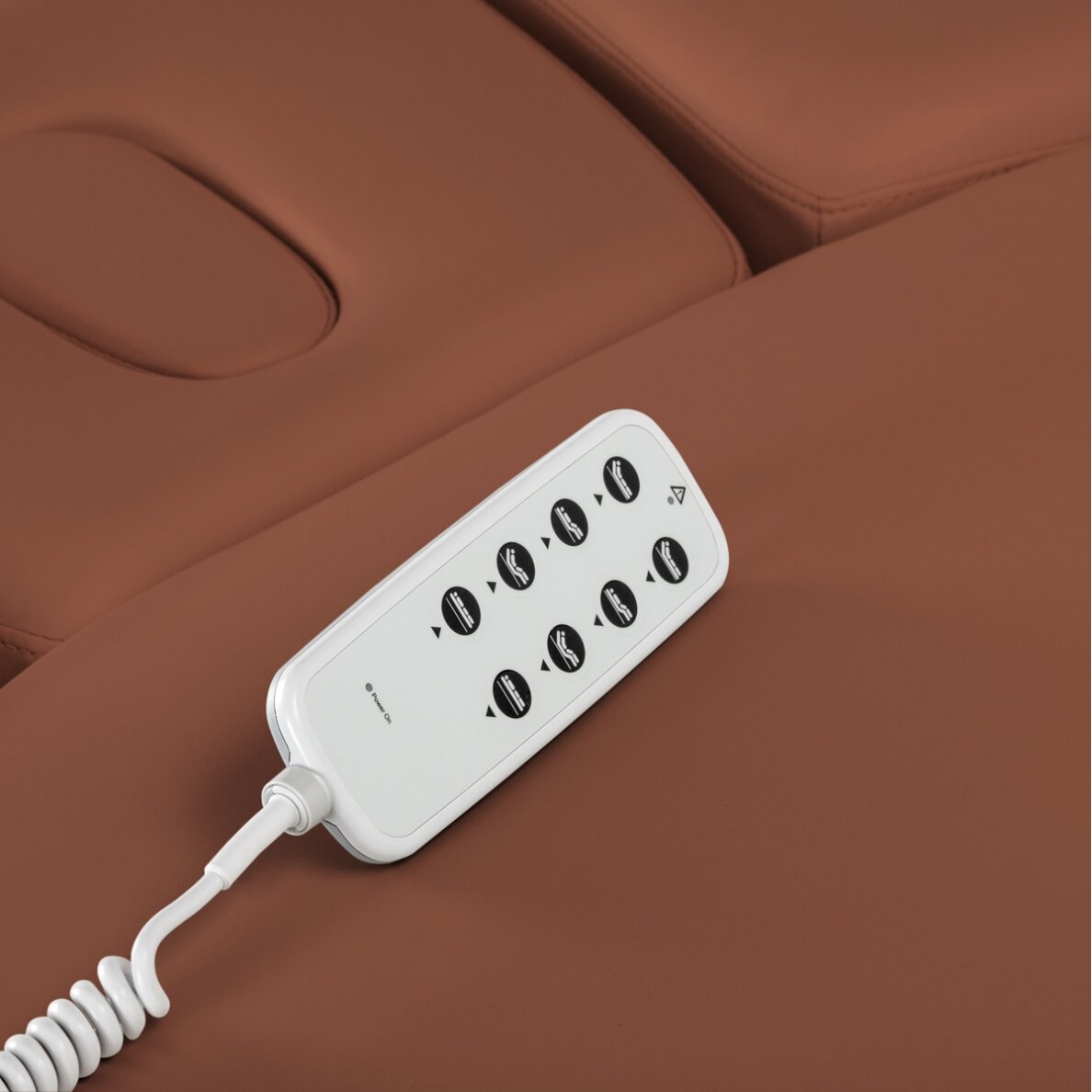Professional electric massage and SPA bed SILLON RELAX, brown with light base 16