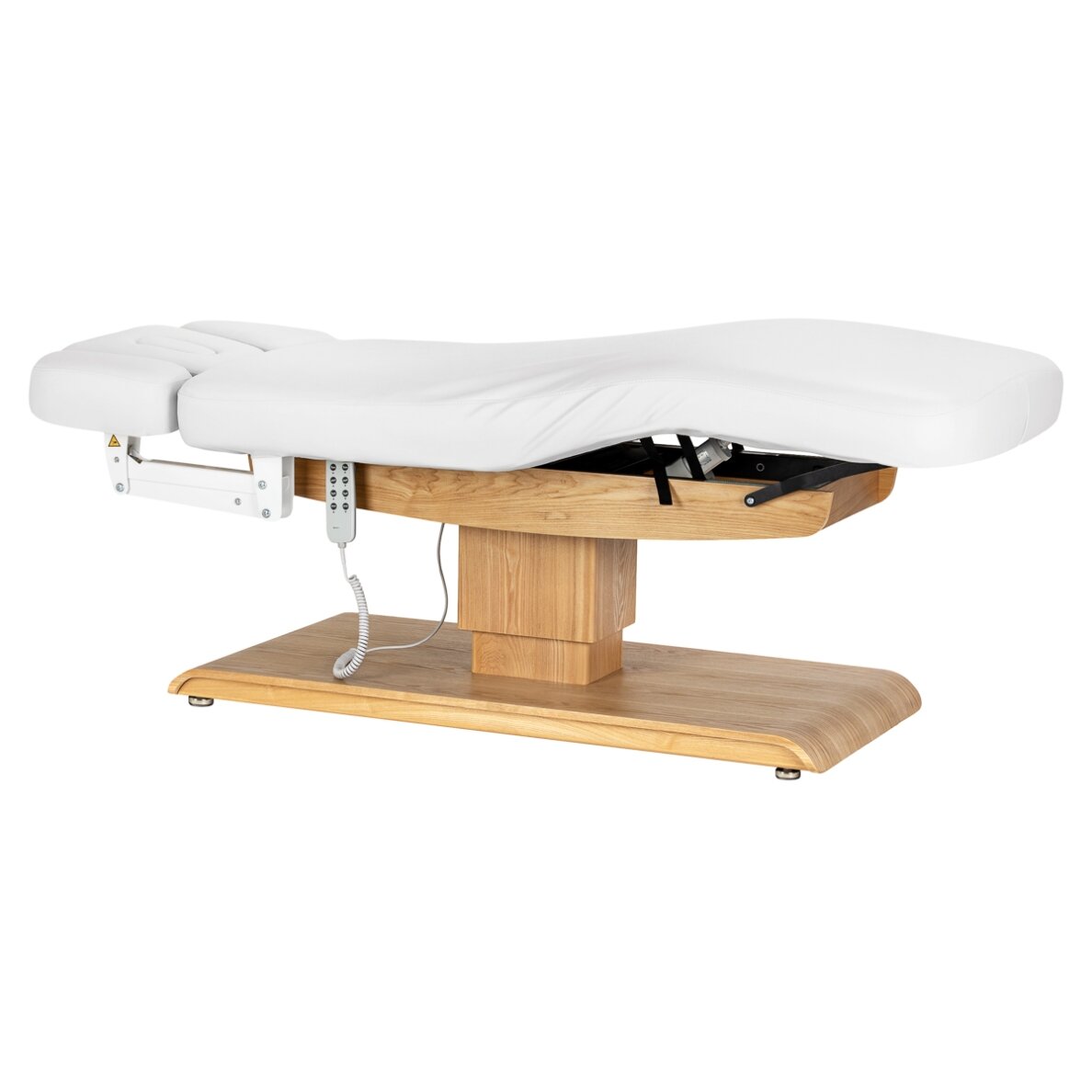 Professional electric massage and SPA bed SILLON RELAX, white with light base 2