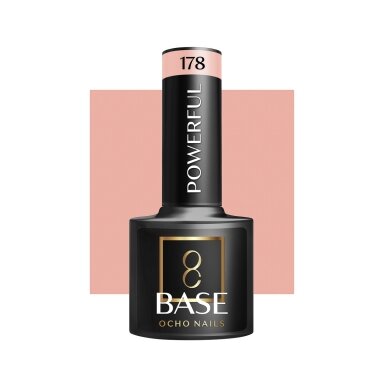 OCHO NAILS hybrid gel polish base POWERFULL 178, 5 g. OCHO NAILS hybrid gel polish base POWERFULL 178, 5 g.