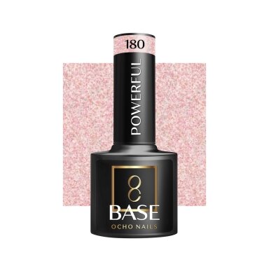 OCHO NAILS hybrid gel polish base POWERFULL 180, 5 g. OCHO NAILS hybrid gel polish base POWERFULL 180, 5 g.