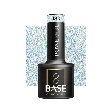 OCHO NAILS hybrid gel polish base POWERFULL 183, 5 g. OCHO NAILS hybrid gel polish base POWERFULL 183, 5 g.