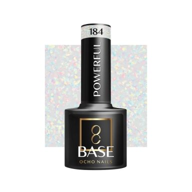 OCHO NAILS hybrid gel polish base POWERFULL 184, 5 g. OCHO NAILS hybrid gel polish base POWERFULL 184, 5 g.