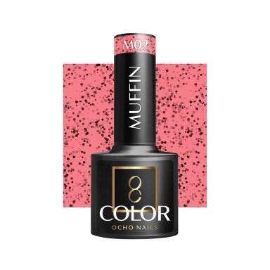OCHO NAILS long-lasting hybrid nail polish for manicure MUFFIN M02, 5 g. OCHO NAILS long-lasting hybrid nail polish for manicure MUFFIN M02, 5 g.
