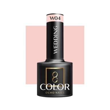 OCHO NAILS long-lasting hybrid nail polish for manicure WEDDING W04, 5 g. OCHO NAILS long-lasting hybrid nail polish for manicure WEDDING W04, 5 g.