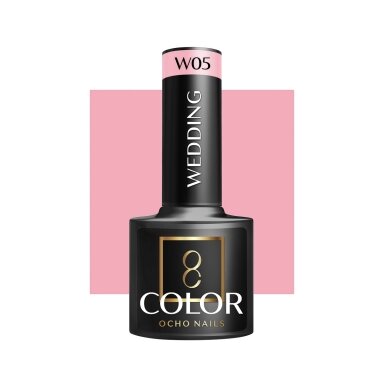 OCHO NAILS long-lasting hybrid nail polish for manicure WEDDING W05, 5 g. OCHO NAILS long-lasting hybrid nail polish for manicure WEDDING W05, 5 g.