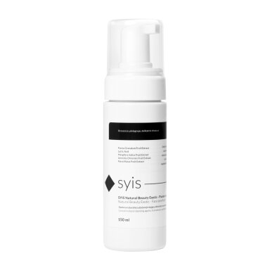 SYIS NATURAL BEAUTY cleansing facial foam with fruit extracts, 150 ml SYIS NATURAL BEAUTY cleansing facial foam with fruit extracts, 150 ml