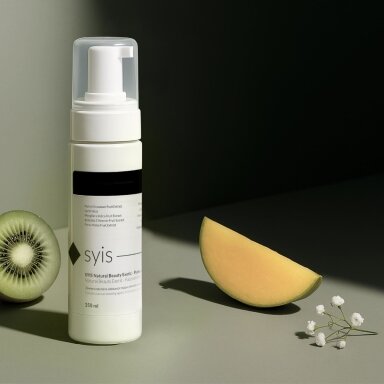 SYIS NATURAL BEAUTY cleansing facial foam with fruit extracts, 150 ml SYIS NATURAL BEAUTY cleansing facial foam with fruit extracts, 150 ml