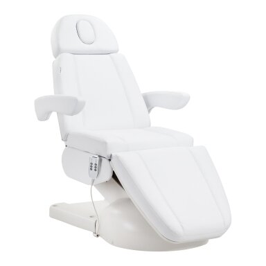 Professional electric cosmetology bed AZZURRO (3 motors), white Professional electric cosmetology bed AZZURRO (3 motors), white