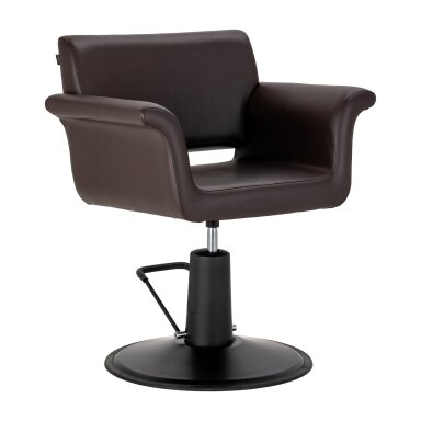 Professional barber chair GABBIANO LUCCA, brown
