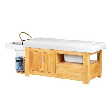 Professional hair treatment bed GABBIANO HEAD SPA BALI, white Professional hair treatment bed GABBIANO HEAD SPA BALI, white