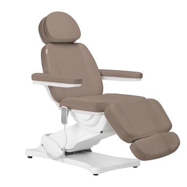 Profesionali elektrinė kosmetologinė kėdė - gultas SILLON CLASSIC 3 varikliai, rudos spalvos Profesionali elektrinė kosmetologinė kėdė - gultas SILLON CLASSIC 3 varikliai, rudos spalvos