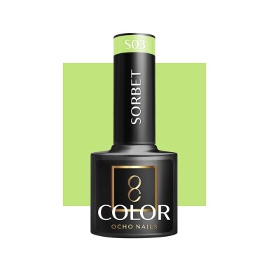 OCHO NAILS long-lasting hybrid nail polish for manicure SORBET S03, 5 g. OCHO NAILS long-lasting hybrid nail polish for manicure SORBET S03, 5 g.