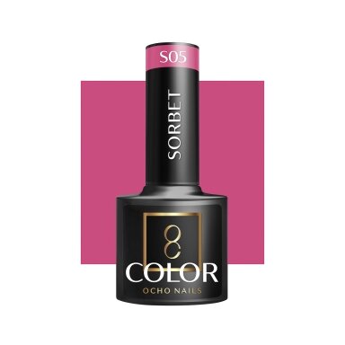 OCHO NAILS long-lasting hybrid nail polish for manicure SORBET S05, 5 g. OCHO NAILS long-lasting hybrid nail polish for manicure SORBET S05, 5 g.