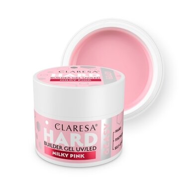 CLARESA BUILDER Hard&Easy building gel MILKY PINK, 12 g CLARESA BUILDER Hard&Easy building gel MILKY PINK, 12 g