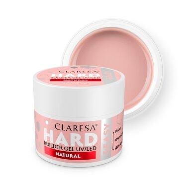 CLARESA BUILDER Hard&Easy building gel NATURAL, 12 g CLARESA BUILDER Hard&Easy building gel NATURAL, 12 g