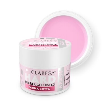 CLARESA BUILDER Hard&Easy building gel PANNA COTTA, 12 g CLARESA BUILDER Hard&Easy building gel PANNA COTTA, 12 g