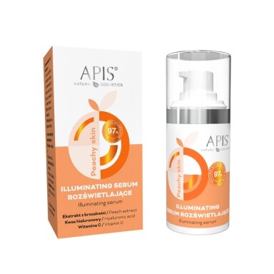 APIS PEACH SKIN brightening serum with vitamin C and hyaluronic acid, 15 ml APIS PEACH SKIN brightening serum with vitamin C and hyaluronic acid, 15 ml