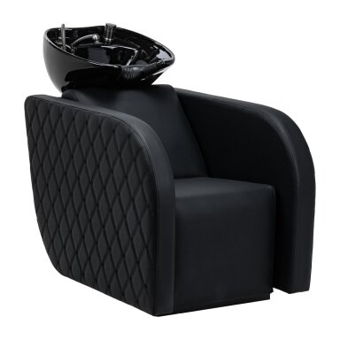 GABBIANO professional hairdressing sink INES with massage function, black