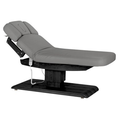 Professional electric massage and SPA bed SILLON RELAX, gray with black base Professional electric massage and SPA bed SILLON RELAX, gray with black base