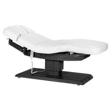 Professional electric massage and SPA bed SILLON RELAX, white with black base Professional electric massage and SPA bed SILLON RELAX, white with black base