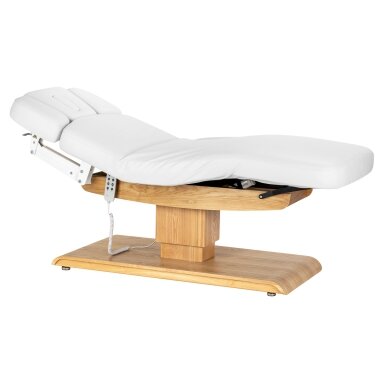 Professional electric massage and SPA bed SILLON RELAX, white with light base Professional electric massage and SPA bed SILLON RELAX, white with light base