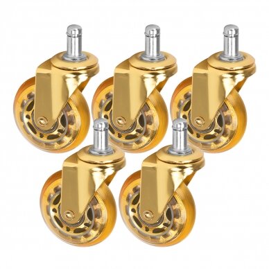 Spare chair casters ROLL SPEED GOLD, 5 pcs. Spare chair casters ROLL SPEED GOLD, 5 pcs.