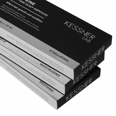 KESSNER LAB prebiotinės ampulės galvos odai ir plaukams 10x10 ml 3 KESSNER LAB prebiotinės ampulės galvos odai ir plaukams 10x10 ml 3