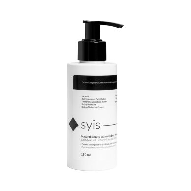 SYIS NATURAL BEAUTY Крем для глаз от темных кругов с кофеином и освежающим растительным коктейлем WAKE-UP SHOT, 150 мл
