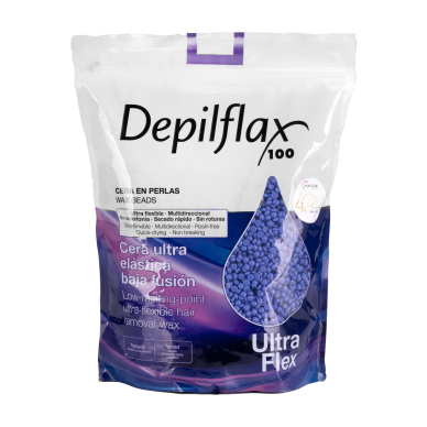 DEPILFLAX 100 žemos lydymosi temperatūros elastinis vaškas MAUVE, 1 kg. DEPILFLAX 100 žemos lydymosi temperatūros elastinis vaškas MAUVE, 1 kg.