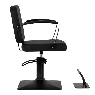 Professional barber chair HAIR SYSTEM EDGE, black 2 Professional barber chair HAIR SYSTEM EDGE, black 2