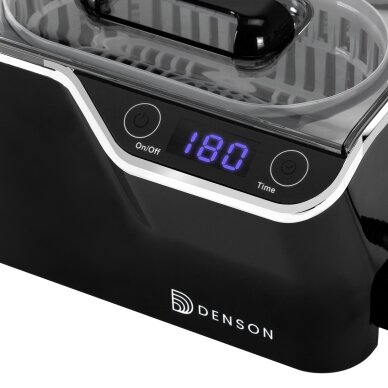 Профессиональная ультразвуковая ванна DENSON для очистки инструментов ACDS-100 0,6 л 50 Вт, черная 5