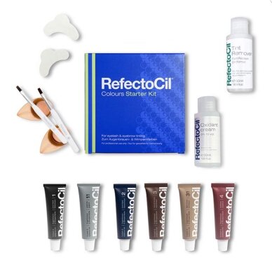REFECTOCIL COLOURS STARTER KIT long-lasting eyebrow, eyelash and beard dye set 3 REFECTOCIL COLOURS STARTER KIT long-lasting eyebrow, eyelash and beard dye set 3