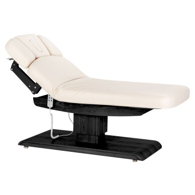 Profesionalus elektrinis masažo ir SPA gultas SILLON RELAX, kreminės spalvos su juodu pagrindu 1