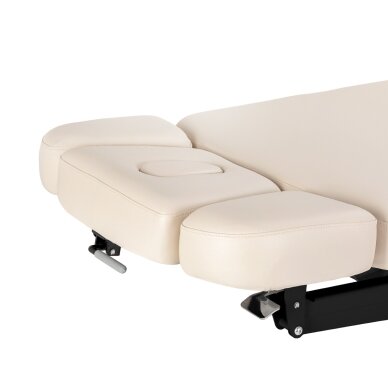 Profesionalus elektrinis masažo ir SPA gultas SILLON RELAX, kreminės spalvos su juodu pagrindu 12
