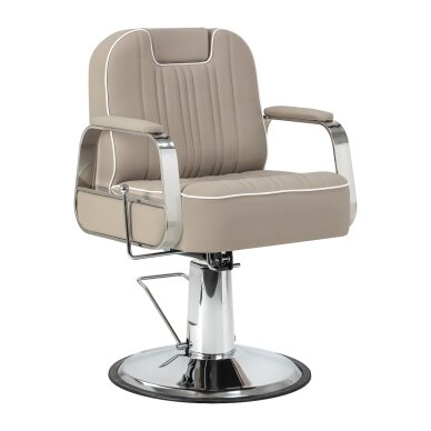 Professional barber chair for hairdressing salons and beauty salons GABBIANO RUFO, beige Professional barber chair for hairdressing salons and beauty salons GABBIANO RUFO, beige