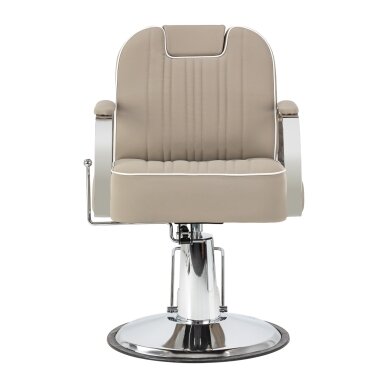 Professional barber chair for hairdressing salons and beauty salons GABBIANO RUFO, beige 3 Professional barber chair for hairdressing salons and beauty salons GABBIANO RUFO, beige 3