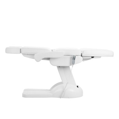 Professional electric cosmetology chair - bed for pedicure procedures AZZURRO LUX, white 8