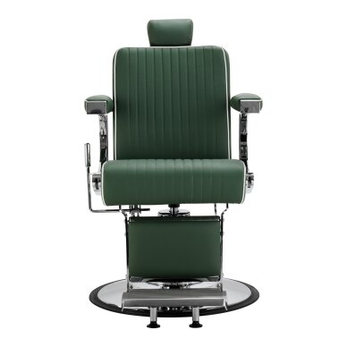 Profesionali barberio kėdė kirpykloms ir barbershopams GABBIANO VISIONERIO, žalios spalvos 3