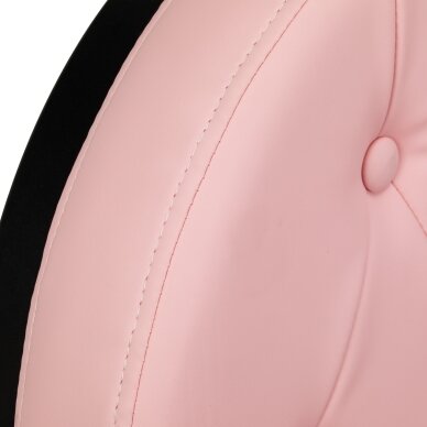 Professional barber chair for hairdressing salons and beauty salons GABBIANO PRESIDENT, pink 7