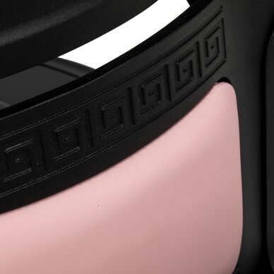 Professional barber chair for hairdressing salons and beauty salons GABBIANO PRESIDENT, pink 11