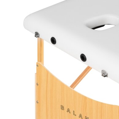 Professional folding massage table BALANCE 2, white 3