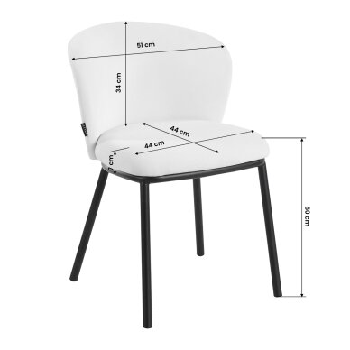 4RICO LINEA стул для зоны ожидания и гостиной , белого цвета 7 4RICO LINEA стул для зоны ожидания и гостиной , белого цвета 7