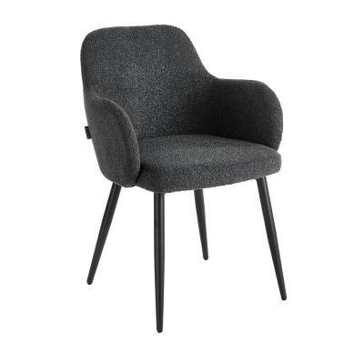 4RICO INTRA waiting and living room chair, black color 4RICO INTRA waiting and living room chair, black color