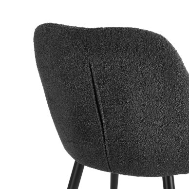 4RICO INTRA waiting and living room chair, black color 4 4RICO INTRA waiting and living room chair, black color 4